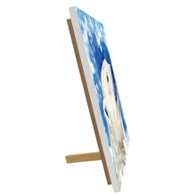 Charger l'image dans la galerie, "WINTERS POLAR BEAR Carreau d'art en céramique 20x20cm par S. Jones - Décoration murale, faune polaire, art de la nature, cadeau de décoration intérieure, prêt à accrocher"