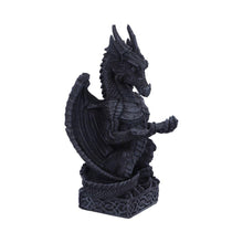 Load image into Gallery viewer, Dragon Pen Holder 15.2cm - Gothic Fantasy Desk Accessory - Hand-Painted Resin Dragon Figurine - Unique Office or Home Decor Gift