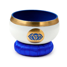 Load image into Gallery viewer, Third Eye Chakra Healing Singing Bowl – Meditation Sound Bowl with Cushion & Stick