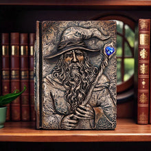 Laden Sie das Bild in den Galerie-Viewer, Fantasy Wizard Journal Grimoire Spell Book Magical Gothic Antique Note Pad