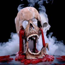 Load image into Gallery viewer, Gothic Melting Skull Ornament Halloween Horror Figurine Statue Home Décor