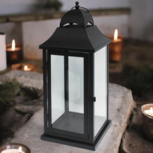 Load image into Gallery viewer, Outdoor Grave Candle Holder - 40 cm Metal and Glass Lantern - Memorial Decor