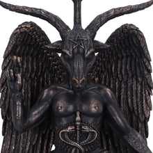 Laden Sie das Bild in den Galerie-Viewer, Large Antiquity Baphomet Occult Figurine 38cm Gothic Decor, Hand-Painted Resin Ornament