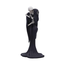 Load image into Gallery viewer, Gothic Skeleton Kiss Figurine 24cm - Romantic Skeleton Couple Ornament - Gothic Resin Sculpture Hand-Painted - Unique Gift Boxed Collectible