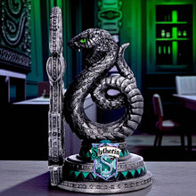 Load image into Gallery viewer, Collectable Slytherin Serpent Bookend Statue Harry Potter Home Office Library