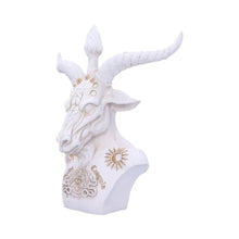 Load image into Gallery viewer, Baphomet Bust 33.5cm in White Finish - Gothic Altar Statue, Nemesis Now Design