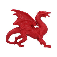Load image into Gallery viewer, Red Dragon Figurine Fierce Fantasy Creature Ornament Gothic Mythical Sculpture