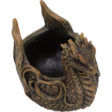Laden Sie das Bild in den Galerie-Viewer, Mythical Dragon Treasure Dish Gothic Jewellery Holder Ornament Fantasy Sculpture