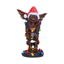 Laden Sie das Bild in den Galerie-Viewer, Gremlins Mohawk Figurine + Fairy Lights Christmas Horror Movie Statue Decor