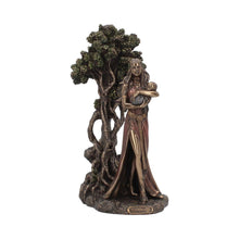Laden Sie das Bild in den Galerie-Viewer, Gaelic Danu Pagan Deity Statue Earth Mother Figurine Celtic Tree Goddess Gaia