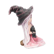 Load image into Gallery viewer, Rosa 15cm Witch Figurine with Black Cat | Cute Handcrafted Resin Ornament