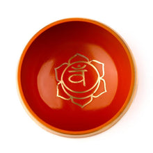 Load image into Gallery viewer, Chakra Healing Singing Bowl – Orange Sound Bowl for Meditation & Relaxation