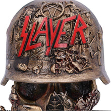 Laden Sie das Bild in den Galerie-Viewer, Official Slayer Skull Trinket Box | Eagle Helmet Logo Design | Gothic Resin Collectible 17.5cm