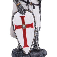 Laden Sie das Bild in den Galerie-Viewer, Templar Knight Figurine 16.6cm Medieval Crusader Statue Historical Gothic Decor