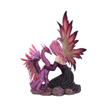 Load image into Gallery viewer, Enchanted Fantasy Fairy & Dragon Figurine Gothic Mythical Creature Ornament Art