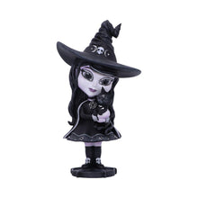 Load image into Gallery viewer, Cute Gothic Witch Figurine Spooky Halloween Art Decor Occult Collectible Gift