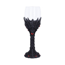 Laden Sie das Bild in den Galerie-Viewer, Dragon Goblet Gothic Fantasy Wine Glass Medieval Chalice Halloween Drinkware