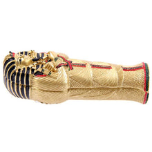 Load image into Gallery viewer, Gold Egyptian Tutankhamen Sarcophagus Trinket Box with Mummy Figurine 13cm