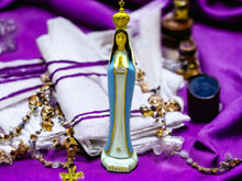 Load image into Gallery viewer, Our Lady of Fatima Resin Statue, Serene Virgin Mary Figurine with Crown, Spiritual Marian Devotion Decor, Catholic Icon for Peace and Prayer-OsirisTradingUK
