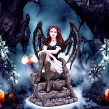 Load image into Gallery viewer, Gothic Spider Fairy Figurine Mystical Fantasy Statue Home Decor ornament