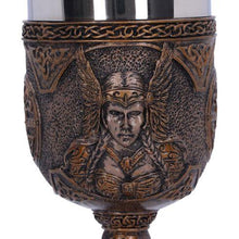 Load image into Gallery viewer, Valkyrie Goblet Resin Ornament - Nordic Mythology Stainless Steel Insert