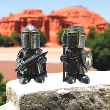 Load image into Gallery viewer, Gothic Templar Knight Collectibles – Medieval Warrior Figurines Set – Resin Decor 13.8cm
