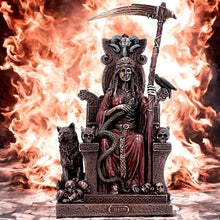 Load image into Gallery viewer, Hel the Two-Faced Goddess Figurine Gothic Hell Statue Halloween Horror ornament