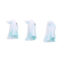 Laden Sie das Bild in den Galerie-Viewer, Spooky Ghost Figurine Set Hear No, Speak No, See No Evil Halloween Figurines