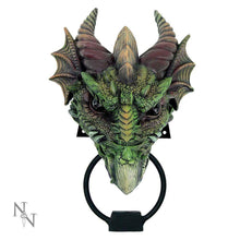 Load image into Gallery viewer, Dragon Door Knocker - Gothic Fantasy Resin Ornament for Home Decor