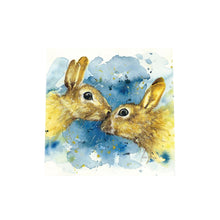 Load image into Gallery viewer, JASPER AND CARROT Ceramic Art Tile by Bree Merryn 20x20 cm - Wall Décor - Ready to Hang - Unique Wildlife Art