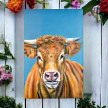 Load image into Gallery viewer, Victoria Coleman - Ginger Ceramic Art Tile 30x20cm | Ready to Hang | Wall Decor | Handcrafted Art