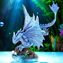 Load image into Gallery viewer, Gothic Water Dragon Statue Anne Stokes Mythical Figurine Enchanted Sculpture Art