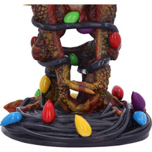 Laden Sie das Bild in den Galerie-Viewer, Gremlins Mohawk Figurine + Fairy Lights Christmas Horror Movie Statue Decor