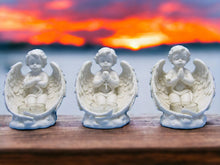 Load image into Gallery viewer, Divine Elegance Angel Cherubs Trio - Resin Crafted Candle Holders for Serene Home Decor, Spiritual Ambiance, and Thoughtful Gifting-OsirisTradingUK
