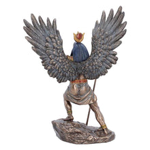 Laden Sie das Bild in den Galerie-Viewer, Ra Egyptian Sun God Statue Figurine Ornament Sculpture Winged Deity Mythology Decor