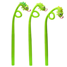 Laden Sie das Bild in den Galerie-Viewer, Quirky Chameleon Pen with Fine Tip - Black Ink - Perfect Gift or School Supply