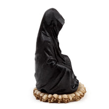 Laden Sie das Bild in den Galerie-Viewer, Hooded Grim Reaper Incense Burner | Spooky Gothic Decor | LED Skull Base Ashcatcher