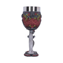 Load image into Gallery viewer, Mrs Skeleton Goblet Gothic Bride Chalice Day of the Dead macabre Art Decor