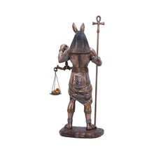 Laden Sie das Bild in den Galerie-Viewer, Egyptian Anubis Figurine Mythological Statue God of Death with Ankh and Scales