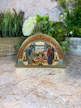 Load image into Gallery viewer, Holy Family Wooden Icon | 12 x 8 cm | Handcrafted Wall Plaque | Sacred Religious Art | Spiritual Home Decor | Unique Christian Gift