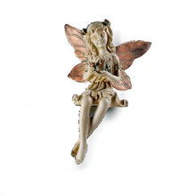 Load image into Gallery viewer, Beautiful Garden Fairy Shelf Sitter | Handcrafted Resin Fairy Ornament | 20x14 cm | Whimsical Home & Garden Decor