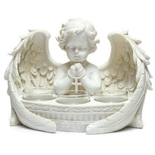 Laden Sie das Bild in den Galerie-Viewer, Elegant Cherub Tea Light Holder Praying Heaven Angel Candle Ornament Divine Art