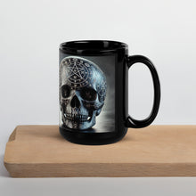 Laden Sie das Bild in den Galerie-Viewer, Mystischer Totenkopfbecher mit Totenkopfmotiv – Dekor mit Gothic-Hexerei-Symbol – Esoterisches okkultes Geschenk
