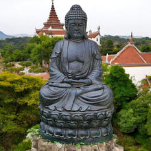 Load image into Gallery viewer, Large Meditating Buddha Statue - Polyresin Stone Effect Garden Ornament - 71 cm