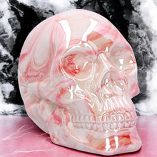 Charger l'image dans la galerie, Pink Gothic Skull Ornament Fantasy Home Decor Statue Halloween Horror Figurine
