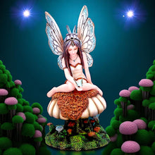 Laden Sie das Bild in den Galerie-Viewer, Enchanting Woodland Fairy Figurine Fantasy Mythical Statue Gothic Ornament Art