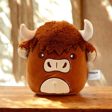 Load image into Gallery viewer, Squidglys Highland Coo Cow Plush Soft Stuffed Animal Cuddle Buddy Cute Gift 22cm
