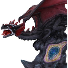 Load image into Gallery viewer, Majestic Fantasy Dragon Figurine with LED Light Up Base Mystical Crystal Core Art Decor