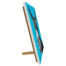 Load image into Gallery viewer, Elvis the Donkey Ceramic Art Tile by Pankhurst Gallery 20x20 cm – Wall Hanging Decor in Gift Box