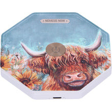 Load image into Gallery viewer, Highland Cow Foldable USB LED Lamp Rechargeable Origami Light Rustic Decor